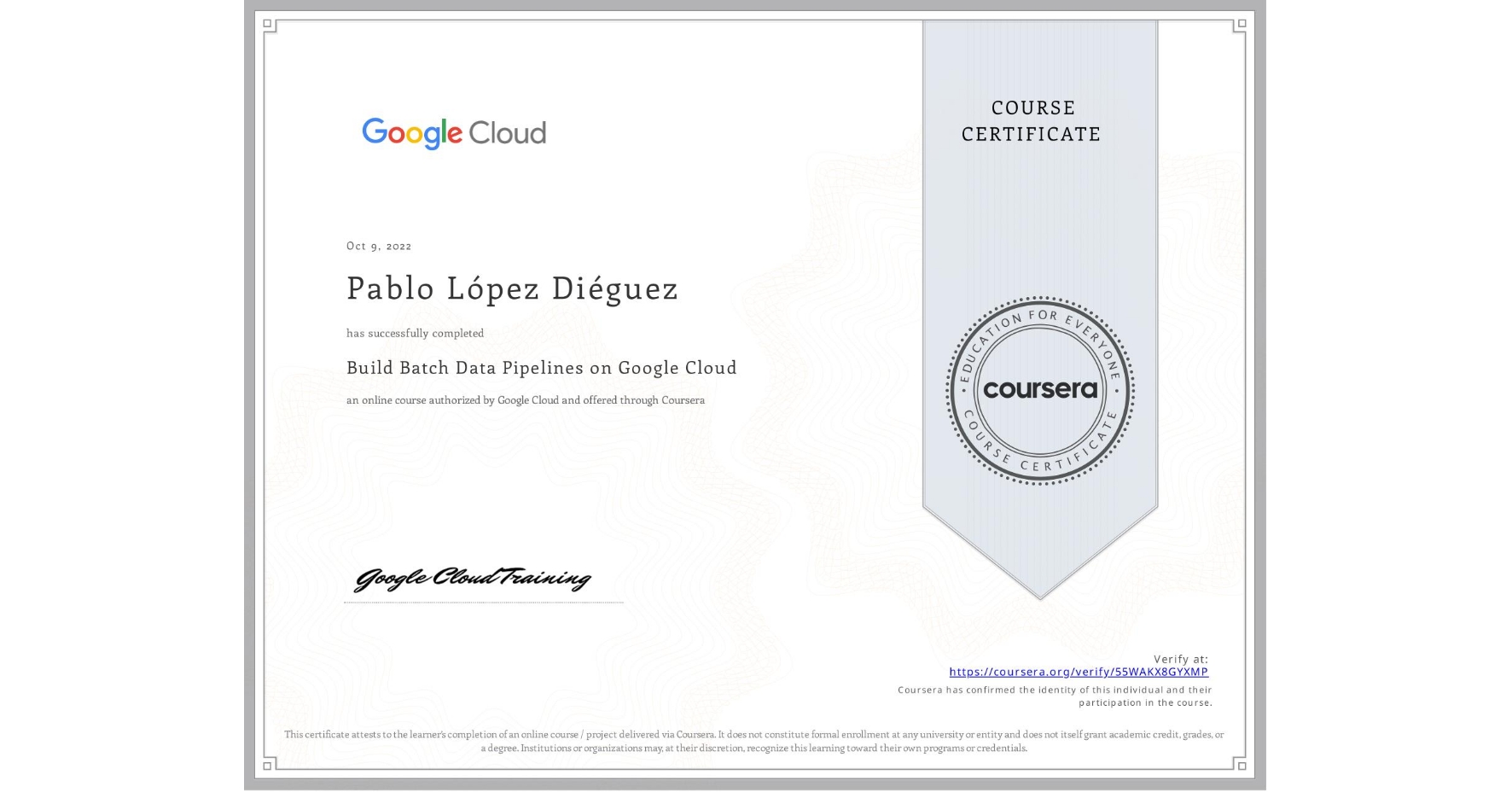 Build Batch Data Pipelines on Google Cloud
