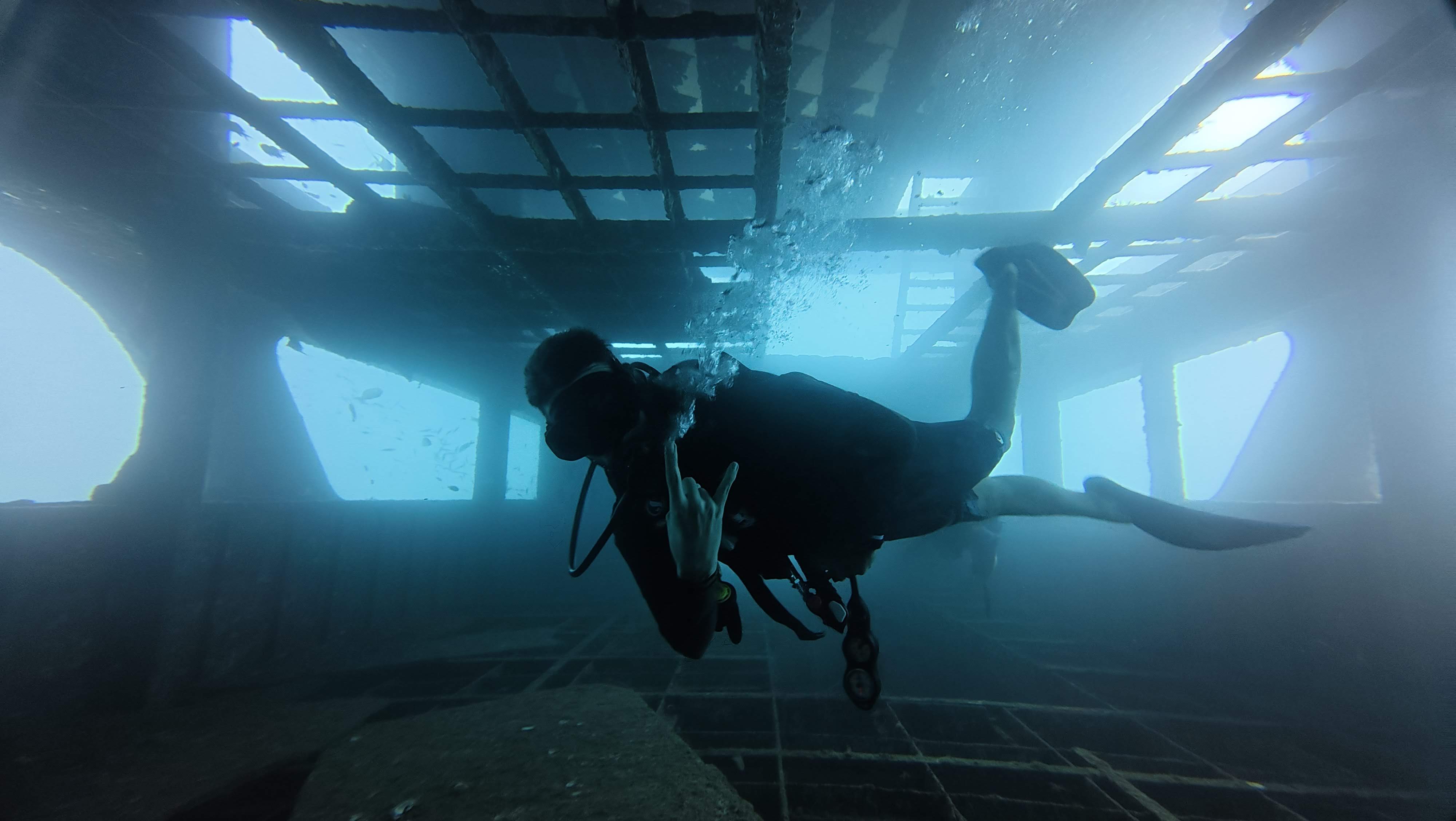 Shipwreck diving in Racha Island, Phuket, Thailand