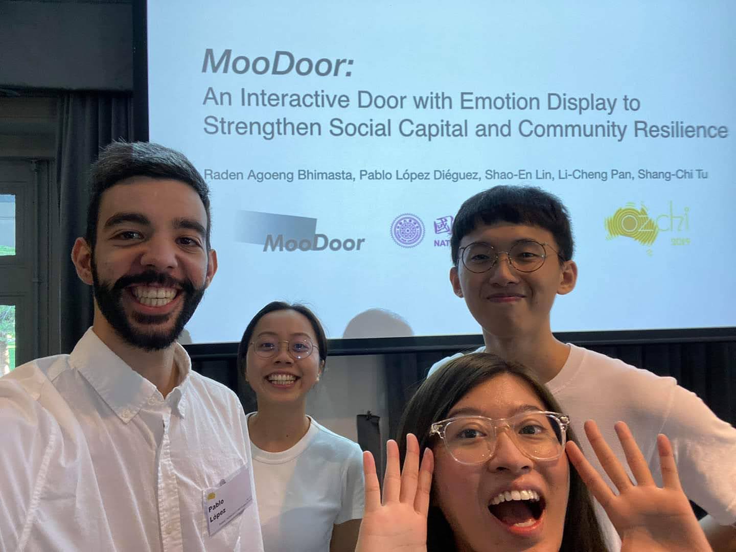 Presenting MooDoor at OzCHI 2019
